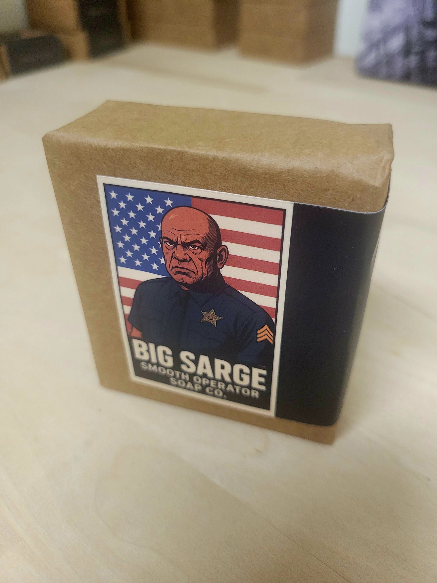 Big Sarge Cedarwood & Charcoal Bar Soap