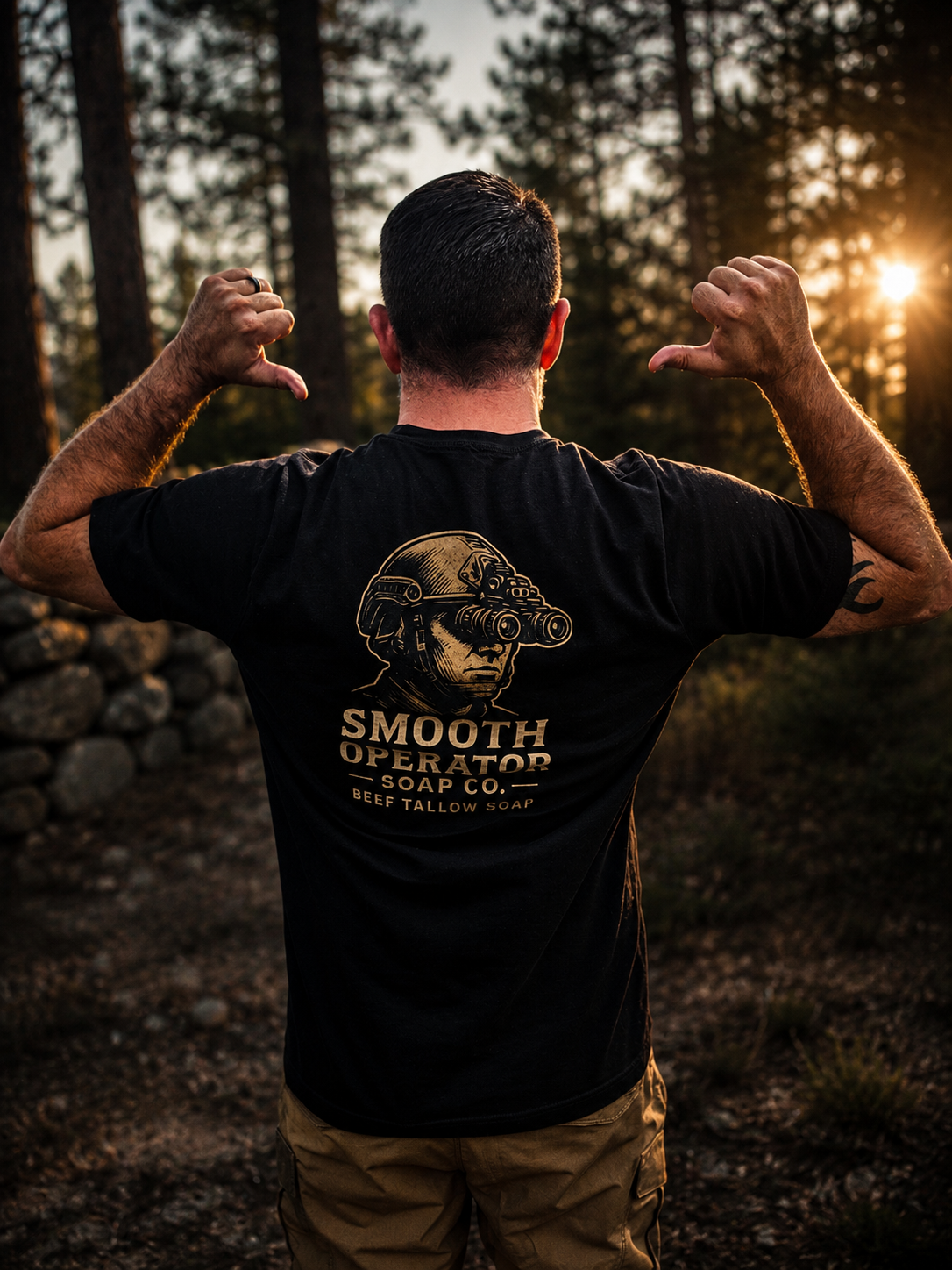 Pre-Order* Smooth Operator Soap x First Tactical T-shirt